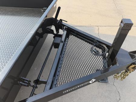 New #038766 2027 DIAMOND T SLT 14 X 79 SINGLE AXLE 7K SCISSOR LIFT TILT TRAILER W/ SPARE