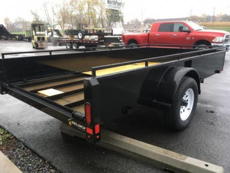 New 2027 Belmont - 6x12 Solid Side Utility Trailer - Black