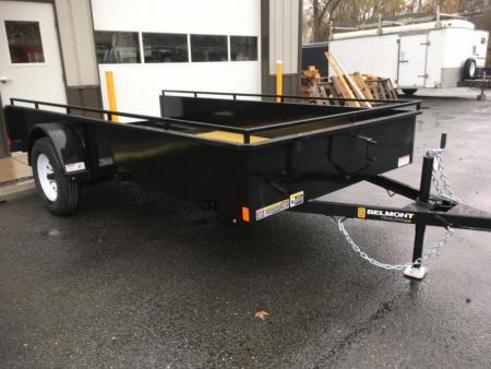 New 2027 Belmont - 6x12 Solid Side Utility Trailer - Black