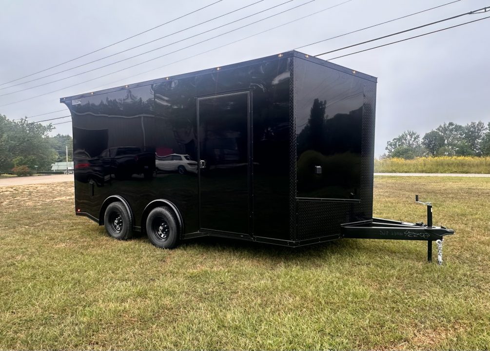 New 2027 8.5x16 Race Trailer-5200lb Torsion- Finished Polycore Car / Racing Trailer