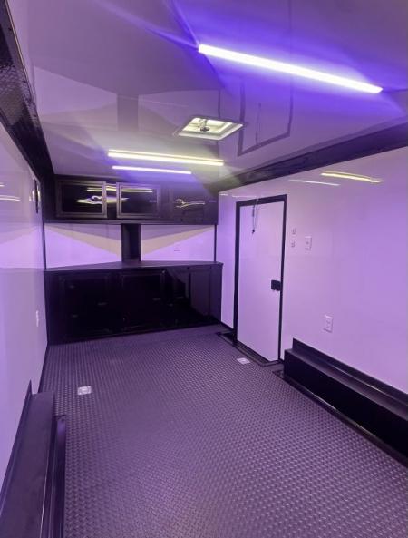 New 2027 8.5x16 Race Trailer-5200lb Torsion- Finished Polycore Car / Racing Trailer