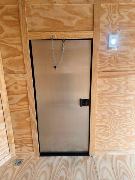 New 2027 7X12 Enclosed Trailer-3500LB Tandem Axle-7'ft Interior-Black Poly-Blackout
