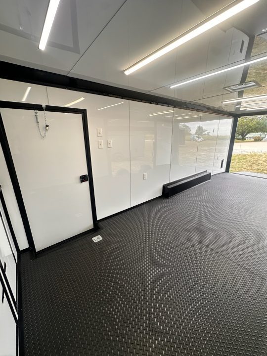 New 2027 8.5x24 Race Trailer - Finished Interior- 5200LB Torsion - Full Escape Door-Removable Fender
