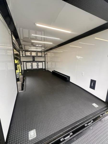 New 2027 8.5x24 Race Trailer - Finished Interior- 5200LB Torsion - Full Escape Door-Removable Fender