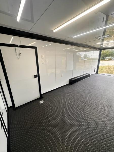 New 2027 8.5x24 Race Trailer - Finished Interior- 5200LB Torsion - Full Escape Door-Removable Fender