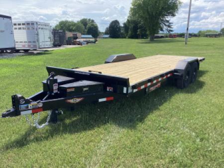 New 2027 H&H Trailers 82x22 Power Tilt Speedloader Equipment Trailer, 14K