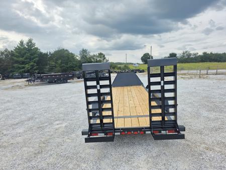 New 2027 Load Trail 83 X 20 TANDEM CH W/ 6" I-BEAM/ 2' DOVE/ STAND UP RAMPS/ REMOVABLE FENDERS/
