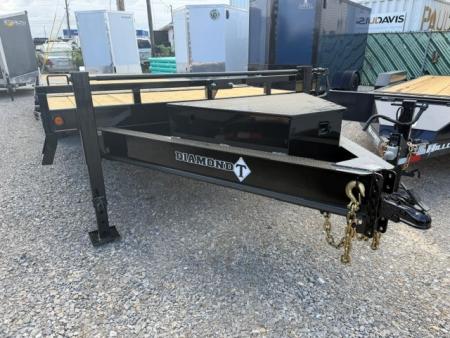 New 2027 Diamond T 102x24 Split Deck 16K Deckover Tilt Trailer