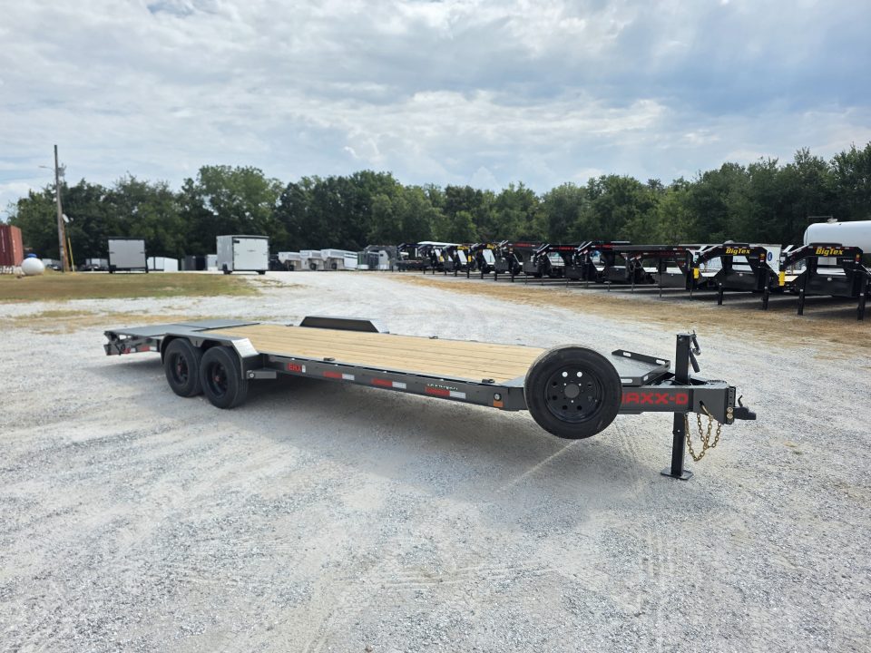New 2027 MAXX-D 83x24 TANDEM 17.5K EQUIPMENT W/ 4' DOVE, MAX RAMPS, LARGE TOOLBOX & SPARE