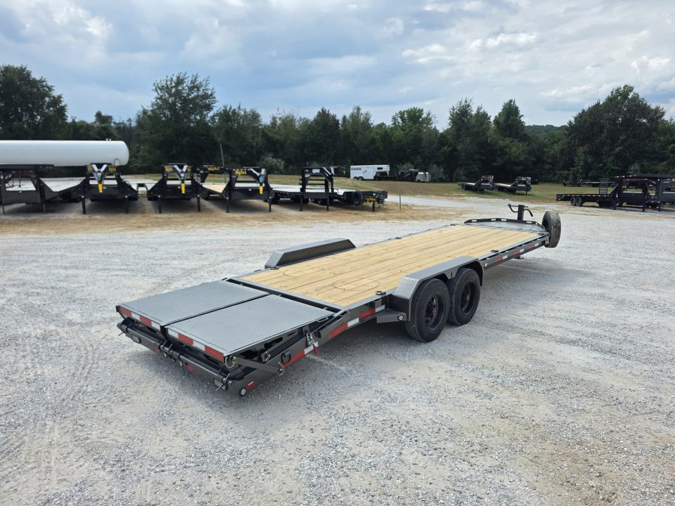 New 2027 MAXX-D 83x24 TANDEM 17.5K EQUIPMENT W/ 4' DOVE, MAX RAMPS, LARGE TOOLBOX & SPARE