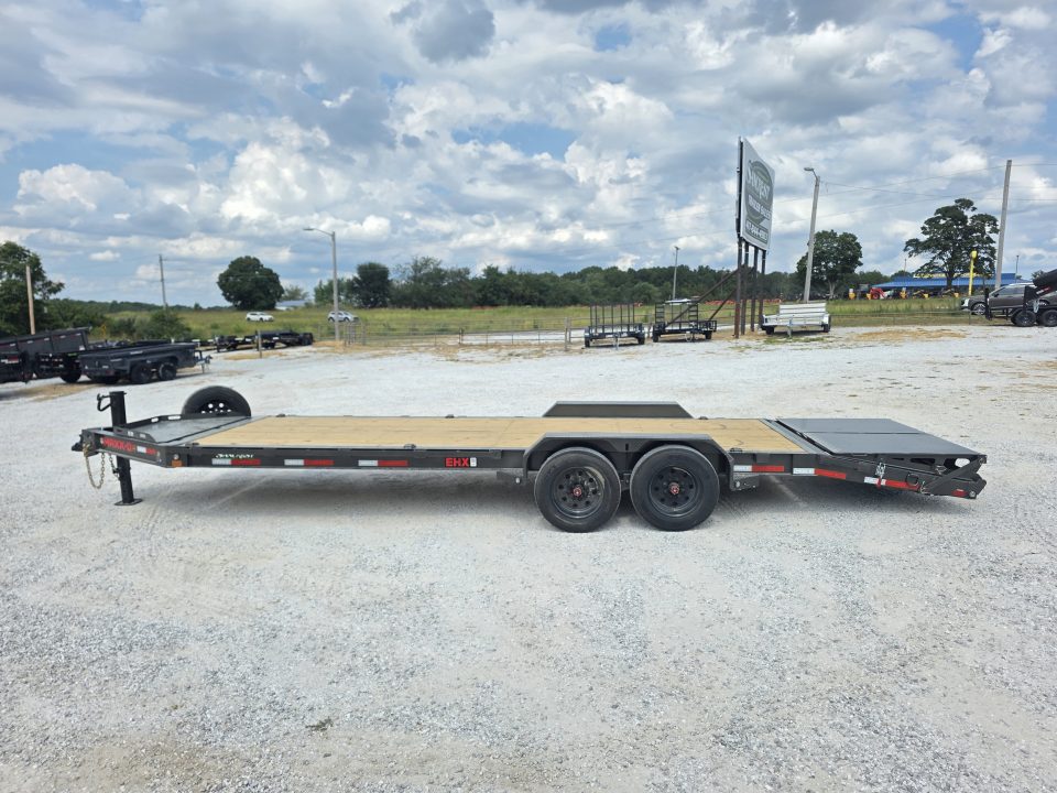 New 2027 MAXX-D 83x24 TANDEM 17.5K EQUIPMENT W/ 4' DOVE, MAX RAMPS, LARGE TOOLBOX & SPARE