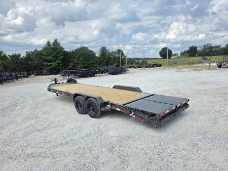New 2027 MAXX-D 83x24 TANDEM 17.5K EQUIPMENT W/ 4' DOVE, MAX RAMPS, LARGE TOOLBOX & SPARE