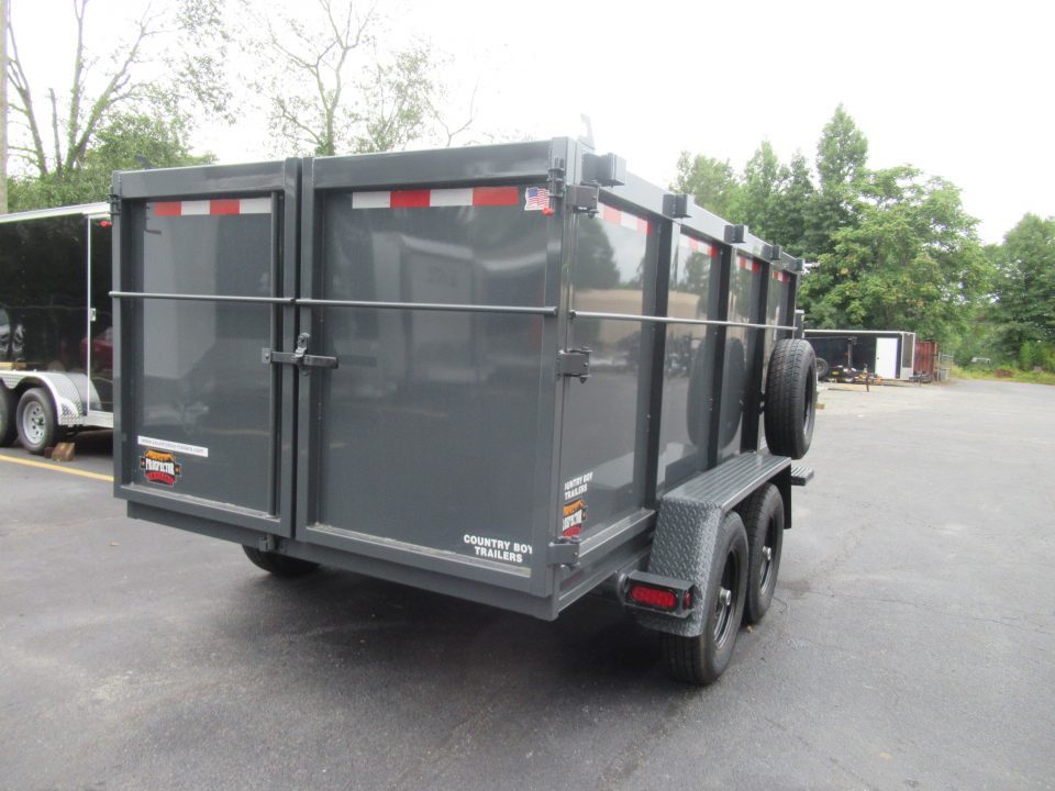 New 2027 Covered Wagon 6x12 Dump w/4' Sides, 6K Axles