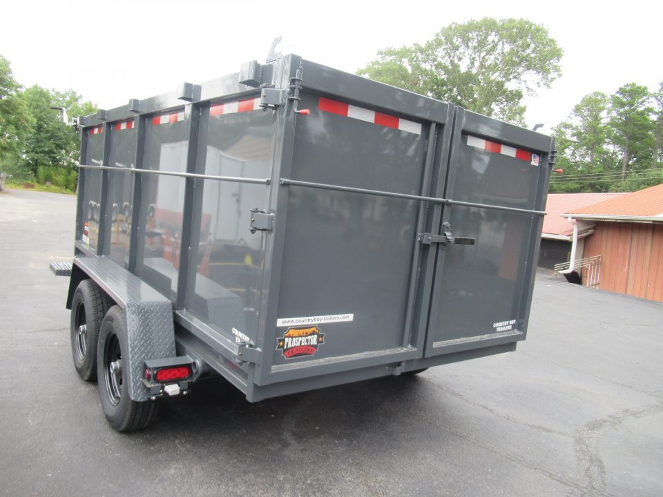 New 2027 Covered Wagon 6x12 Dump w/4' Sides, 6K Axles