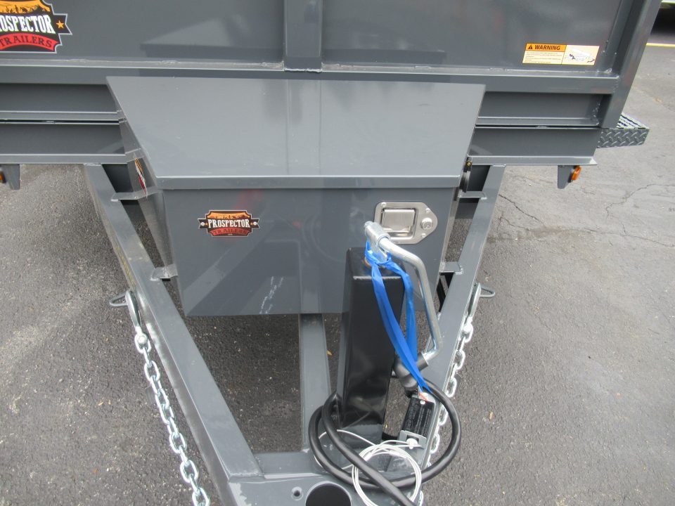 New 2027 Covered Wagon 6x12 Dump w/4' Sides, 6K Axles