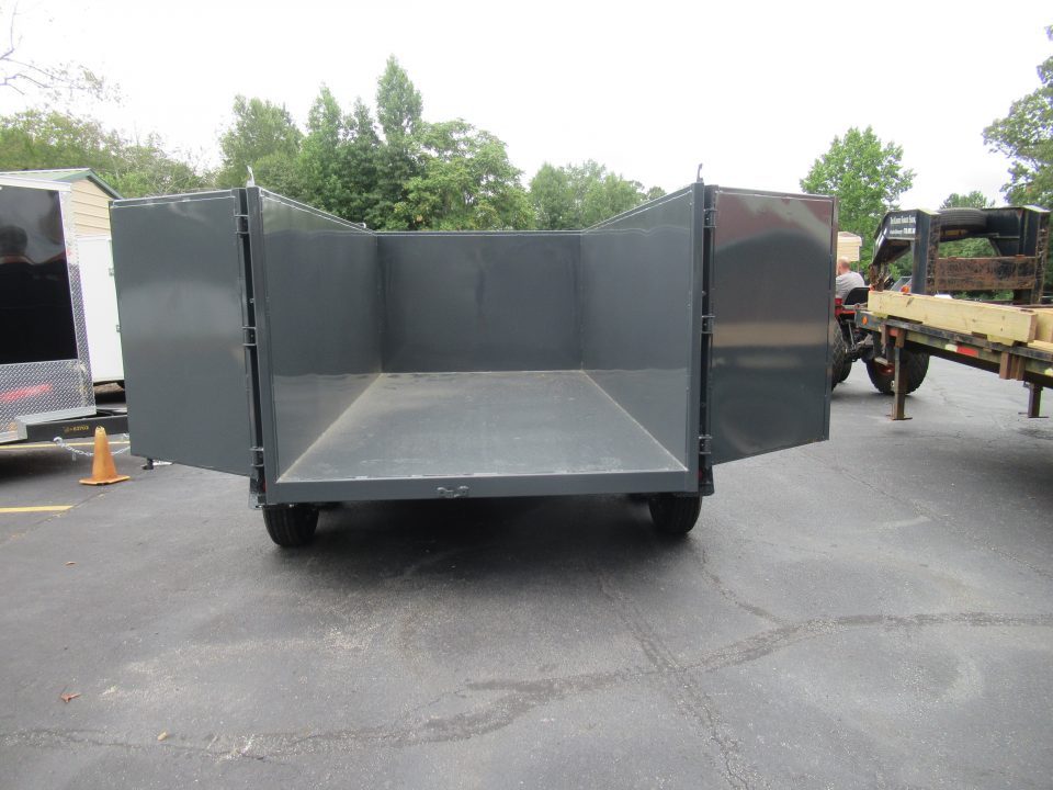 New 2027 Covered Wagon 6x12 Dump w/4' Sides, 6K Axles