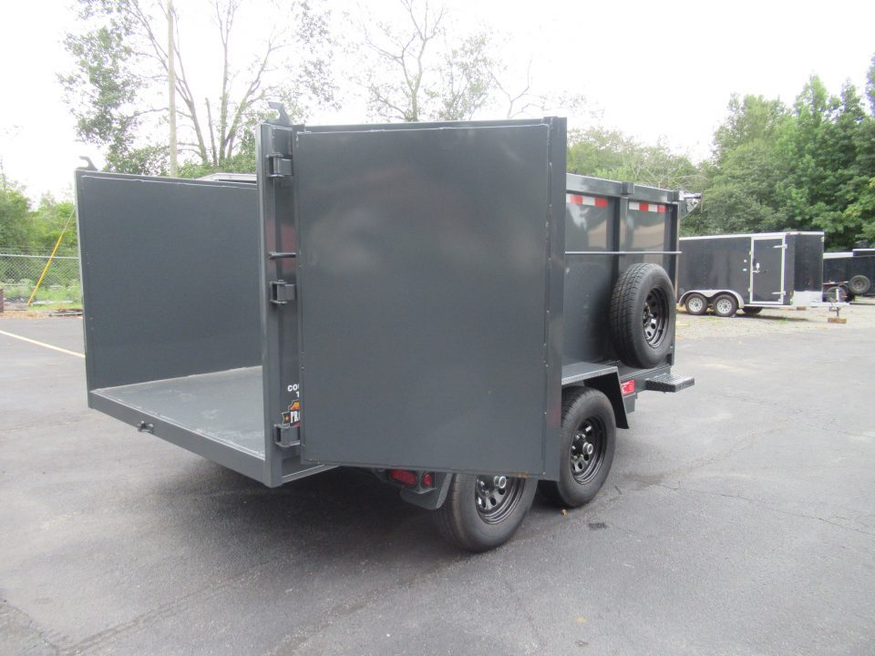 New 2027 Covered Wagon 6x12 Dump w/4' Sides, 6K Axles