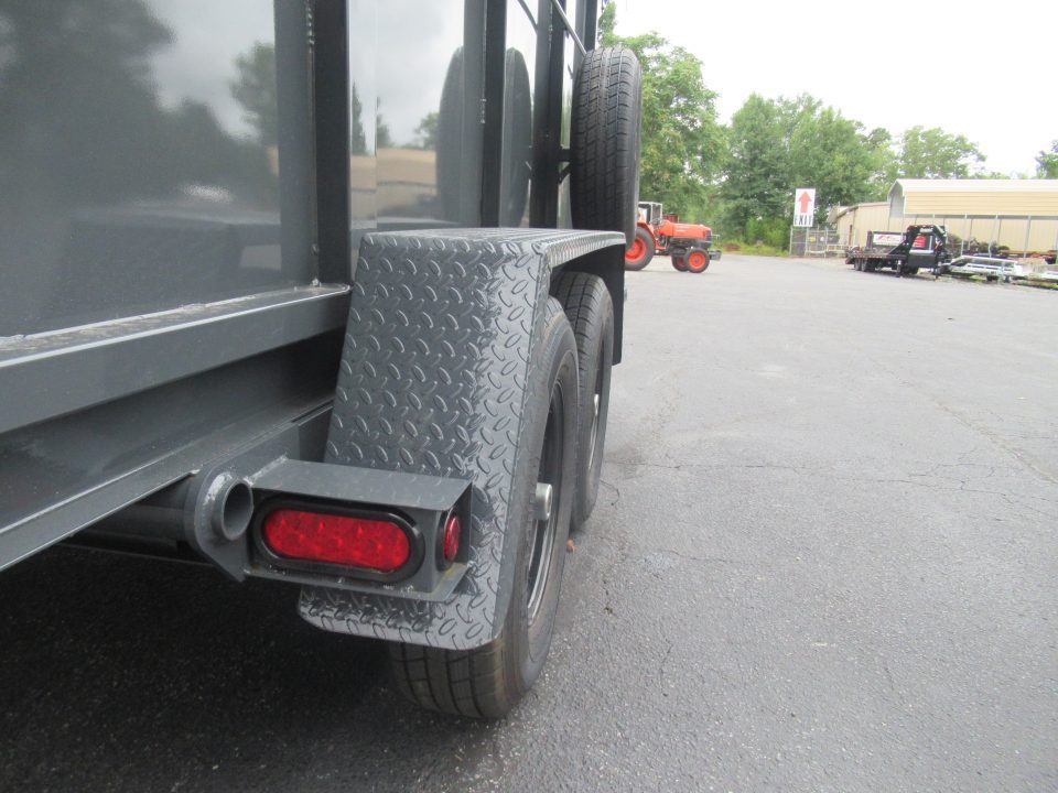 New 2027 Covered Wagon 6x12 Dump w/4' Sides, 6K Axles