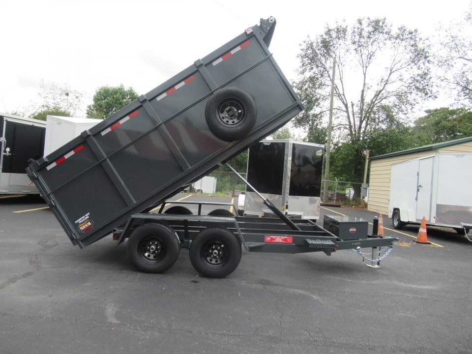 New 2027 Covered Wagon 6x12 Dump w/4' Sides, 6K Axles
