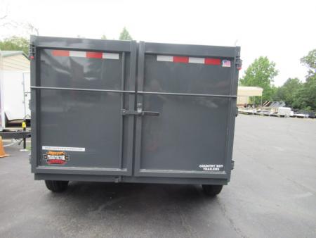 New 2027 Covered Wagon 6x12 Dump w/4' Sides, 6K Axles
