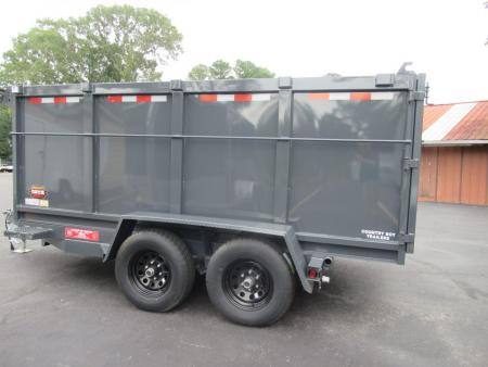 New 2027 Covered Wagon 6x12 Dump w/4' Sides, 6K Axles