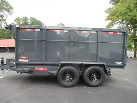 New 2027 Covered Wagon 6x12 Dump w/4' Sides, 6K Axles