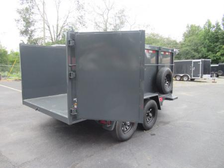 New 2027 Covered Wagon 6x12 Dump w/4' Sides, 6K Axles
