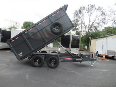 New 2027 Covered Wagon 6x12 Dump w/4' Sides, 6K Axles