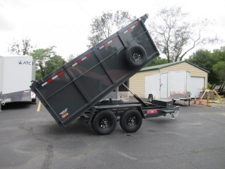 New 2027 Covered Wagon 6x12 Dump w/4' Sides, 6K Axles