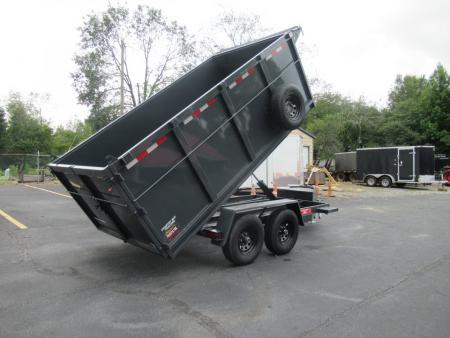 New 2027 Covered Wagon 6x12 Dump w/4' Sides, 6K Axles