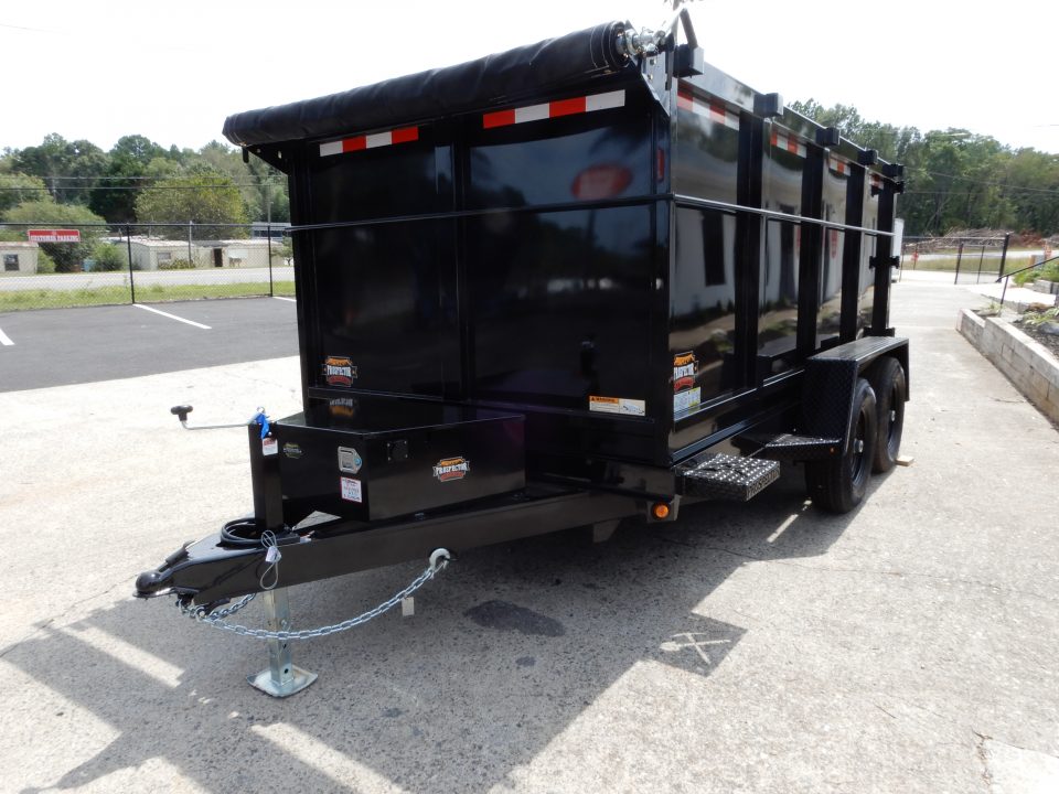 New 2027 Covered Wagon 6x12 Dump w/4' Sides, 6K Axles