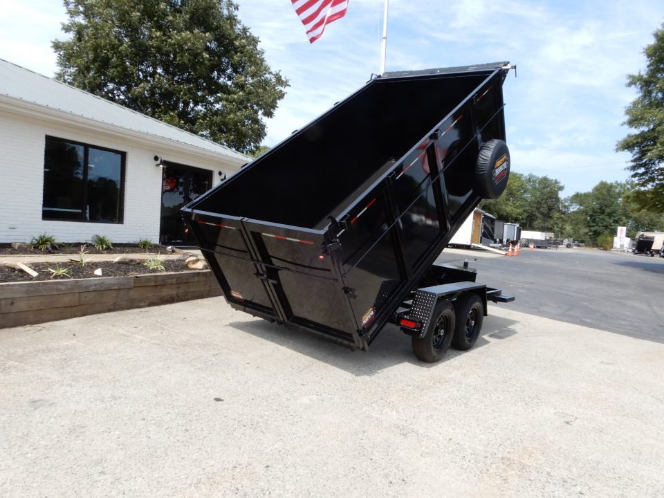 New 2027 Covered Wagon 6x12 Dump w/4' Sides, 6K Axles