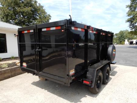 New 2027 Covered Wagon 6x12 Dump w/4' Sides, 6K Axles