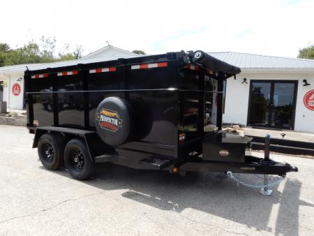 New 2027 Covered Wagon 6x12 Dump w/4' Sides, 6K Axles