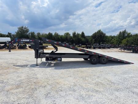 New 2027 Lamar Trailers 102 X 26 TANDEM GN DECK OVER POWER TILT W/ HYDRO JACKS/ TUFF WIRELESS