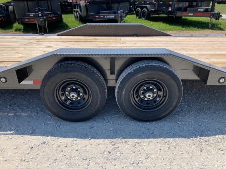 New 2027 MAXX-D 102X24 TANDEM 14K FULL TILT W/ DRIVE OVER FENDERS, SPARE, WINCH PLATE & WIRELESS REMOTE Tilt Trailer