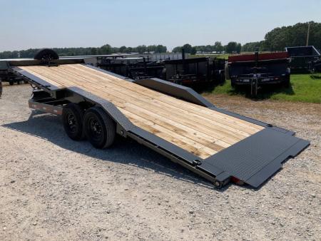 New 2027 MAXX-D 102X24 TANDEM 14K FULL TILT W/ DRIVE OVER FENDERS, SPARE, WINCH PLATE & WIRELESS REMOTE Tilt Trailer