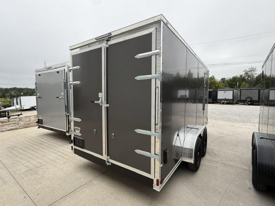 New Outlaw 7x16 10K Charcoal W/ Barn Doors