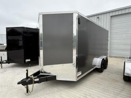 New Outlaw 7x16 10K Charcoal W/ Barn Doors