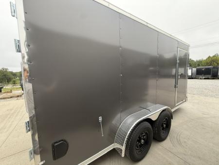 New Outlaw 7x16 10K Charcoal W/ Barn Doors