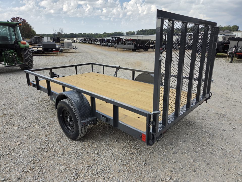 New 2027 Lamar 77X12 SINGLE 3.5K TUBETOP UTILITY W/4' SPRING GATE