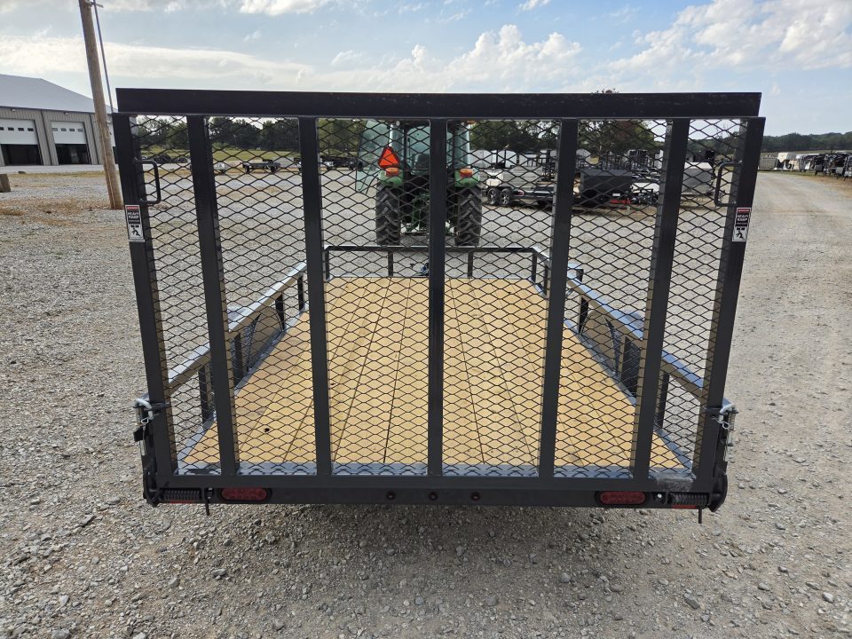 New 2027 Lamar 77X12 SINGLE 3.5K TUBETOP UTILITY W/4' SPRING GATE