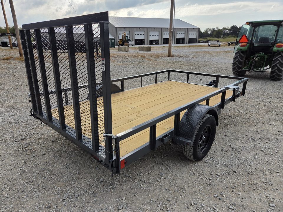 New 2027 Lamar 77X12 SINGLE 3.5K TUBETOP UTILITY W/4' SPRING GATE