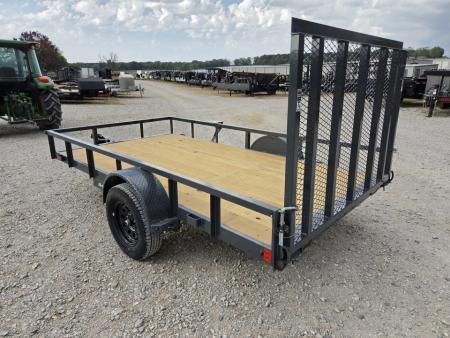 New 2027 Lamar 77X12 SINGLE 3.5K TUBETOP UTILITY W/4' SPRING GATE