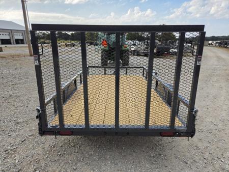 New 2027 Lamar 77X12 SINGLE 3.5K TUBETOP UTILITY W/4' SPRING GATE