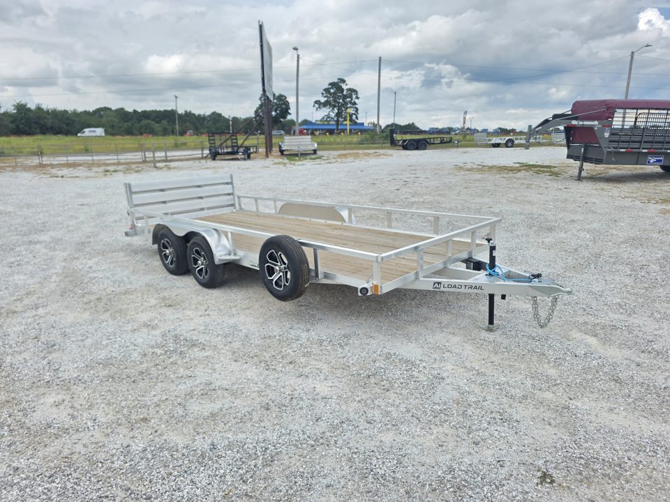 New 2027 Load Trail 83X18 TANDEM 7K ALUMINUM UTILITY W/BI-FOLD GATE & SPARE