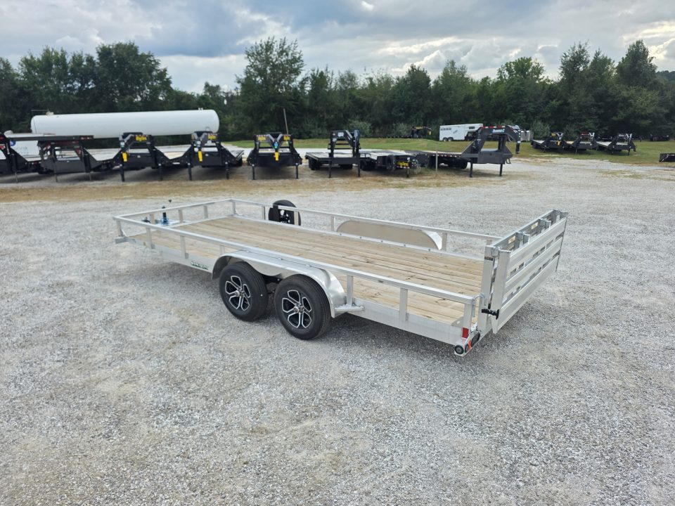 New 2027 Load Trail 83X18 TANDEM 7K ALUMINUM UTILITY W/BI-FOLD GATE & SPARE
