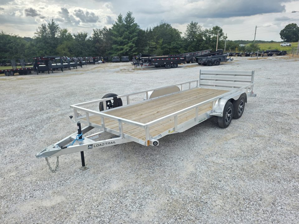 New 2027 Load Trail 83X18 TANDEM 7K ALUMINUM UTILITY W/BI-FOLD GATE & SPARE