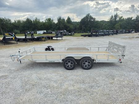 New 2027 Load Trail 83X18 TANDEM 7K ALUMINUM UTILITY W/BI-FOLD GATE & SPARE