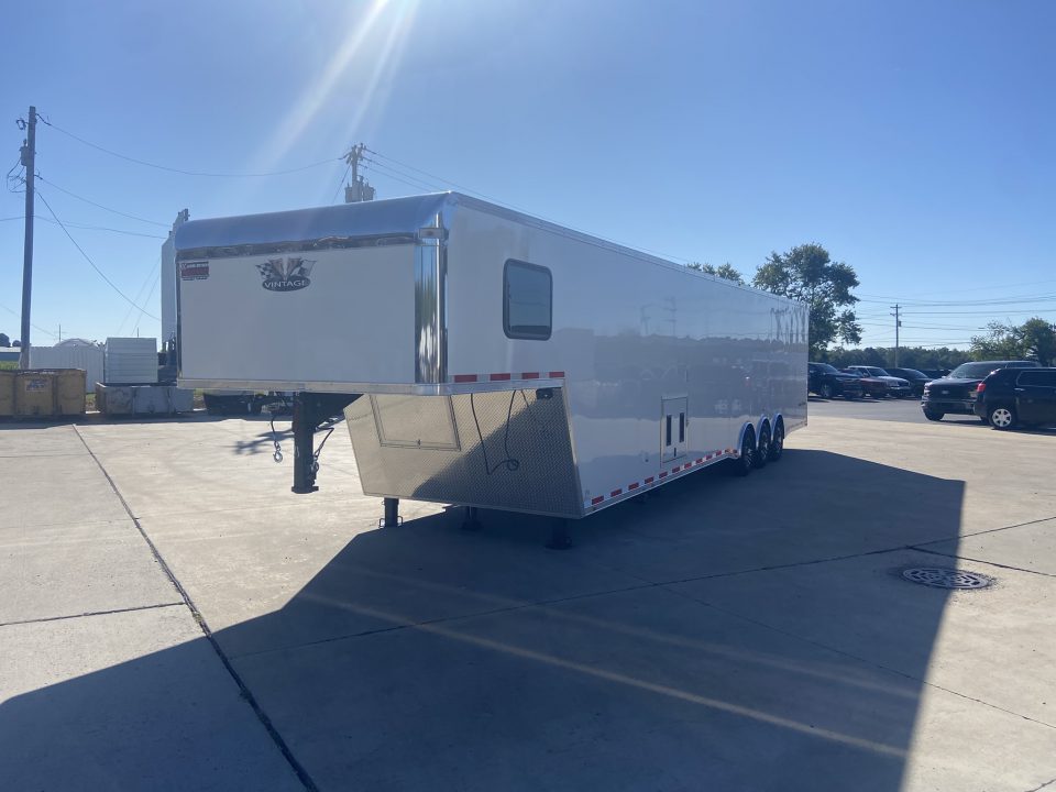 New Vintage Trailers 8X44 Racing Trailer With Bathroom